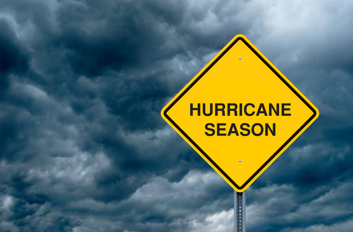 Hurricane Season Road Sign